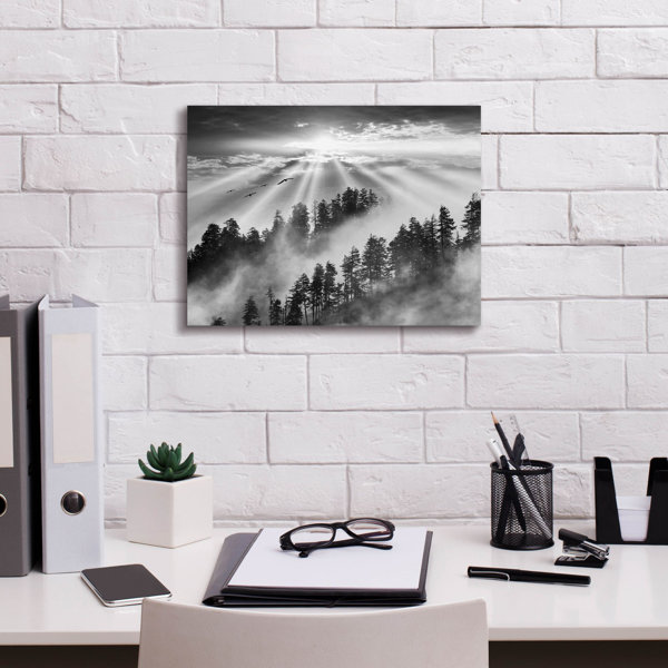 Millwood Pines Smoky Mountain Sunrise Tennessee On Canvas By Monte